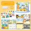 Parent-child Kids Cloth Book Animals Tail Puzzle Cloth Book Baby Cloth Book  Birthday Gifts