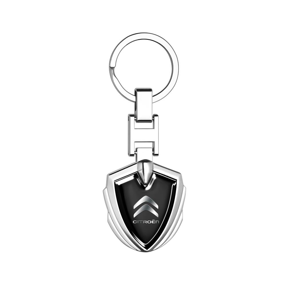 

Car Styling Logo Metal Badge Keychain Key Decoration Accessories For Citroen C4 C3 C5 C1 C2 Berlingo Celysee Cactus Picasso Saxo