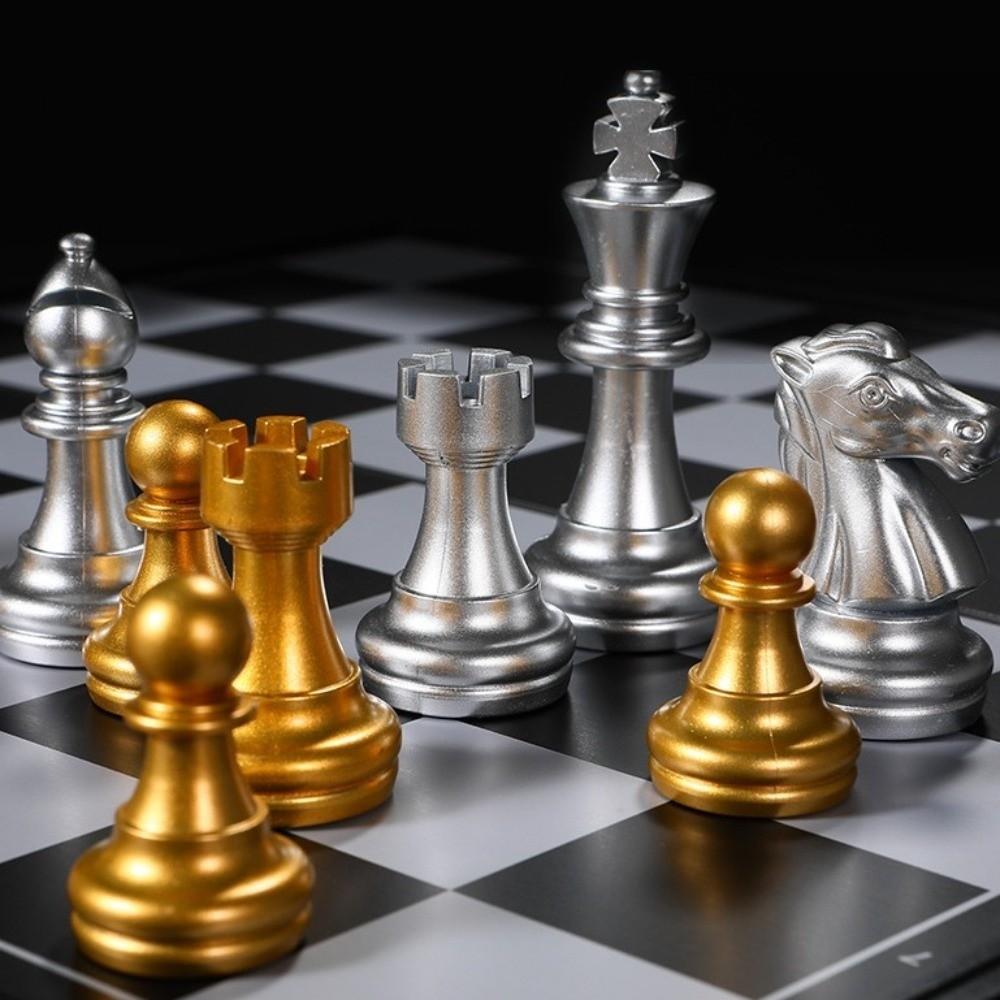 Folding International Chess Magnet English Chess Universal Travel Board Game Set  Desktop