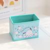 Hello Kitty Kuromi Cinnamoroll My Melody Pattern Foldable Desktop Storage Box For Makeup And Office Supplies