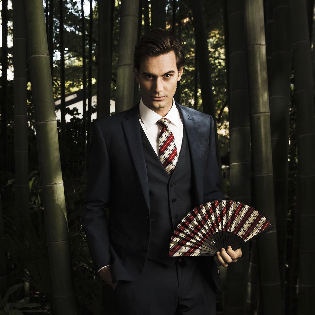 FORTUNA Tokyo Kyoto Fan Samurai Samurai Red 16. FT-F16R