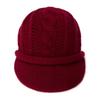 European and American 100% Pure Cashmere Knit Slouchy Hat - Warm & Versatile for Autumn and Winter