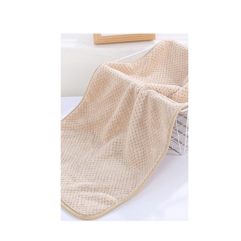 35x75cm Coral Velvet Polyester Brokátový ručník Měkký savý Pohodlný dárek Bytový textil Koupelnové potřeby