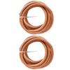 2pcs Cowhide Sewing Machine Belts 180cm 70.9 Inch Length Leather Drive Belt Durable With Hook Treadle Parts Home Use