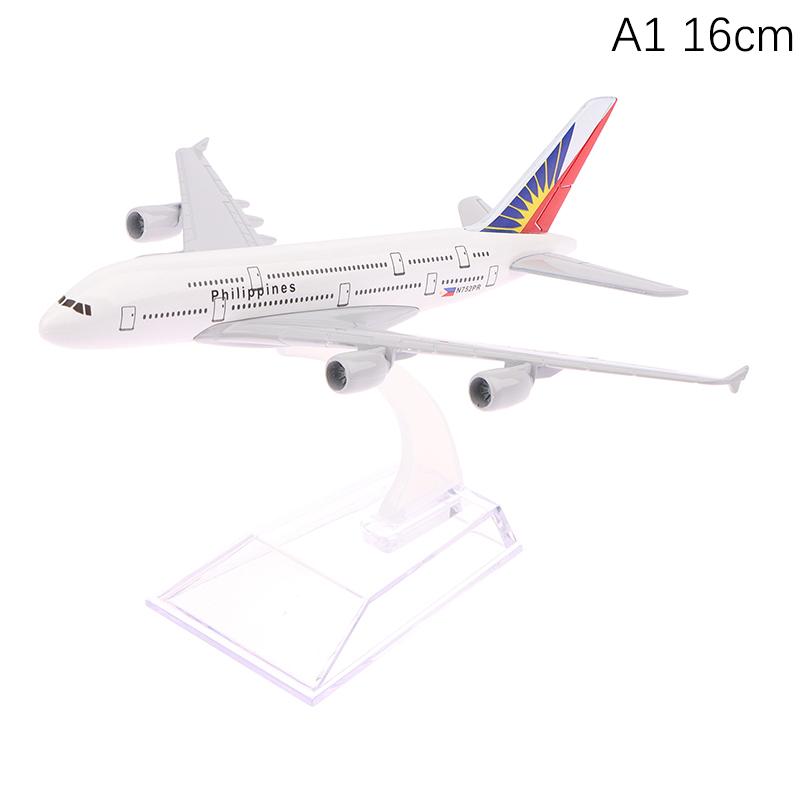 

16/20 см 1:400 A380 Модель самолета Philippine Airlines Модель самолета-симулятора Авиационная модель Наборы для сборки самолетов для коллекции