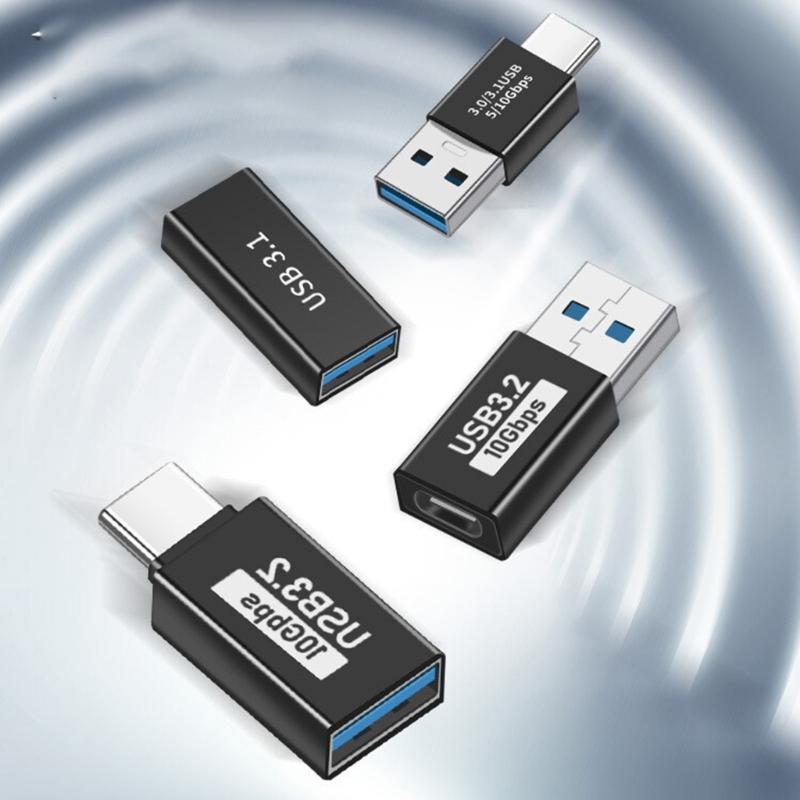 USB 3.1 to Type C Adapter Male Female OTG Connectors for Fast Data Transfer Up to 10Gbps for Multiple Devices
