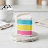 Slow Rebound Stress Ball Rainbow Cake Relief Toy Rising Dessert Squeeze Giant Home Office Workers Hand Relaxation Sensory Party Favors