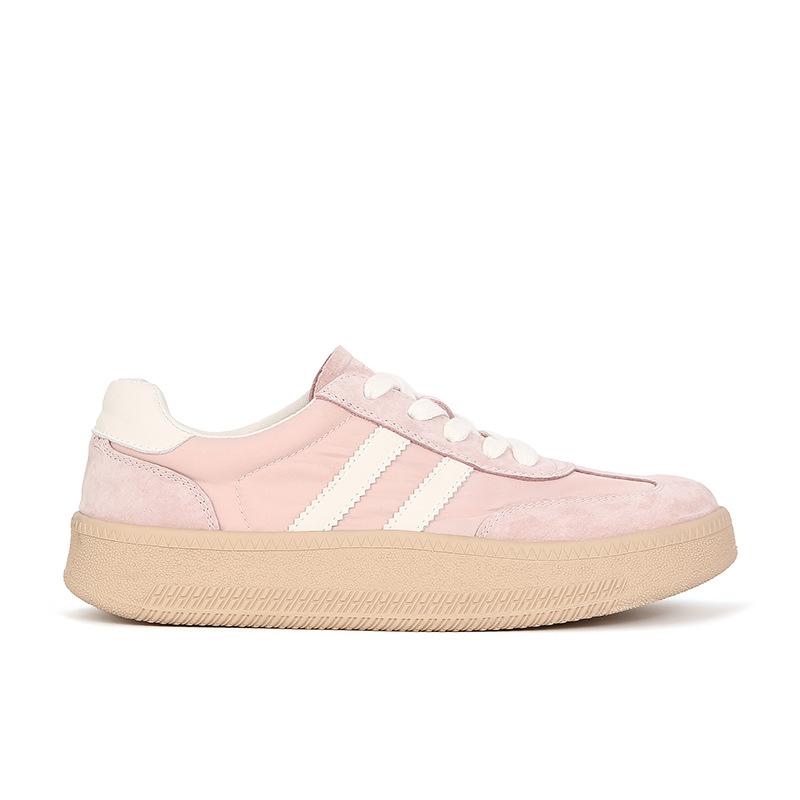 [] Sweetheart Midsummer~ Retro big round head platform casual sports women's board shoes