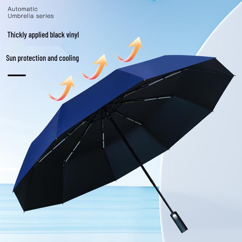 

Red Leaf Automatic Windproof UV Travel Umbrella