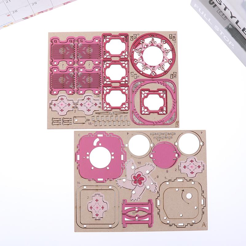 3D Wooden Puzzles For Adults Diy Wind Up Music Box Puzzle Material Kit Vintage Ring Storager Unique Gift