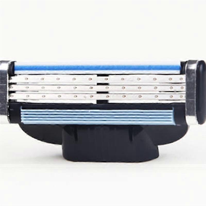 24PCS Men's Razor Blade Refills Compatible with Gillette Mach 3 - 3 Layer Nano Blades, Front Hinge Technology, Smooth Shaving