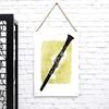 Vintage Clarinet Metal Wall Art Modern Minimalist Home Decor Living Room Study Room Wall Decoration Hanging Ornament