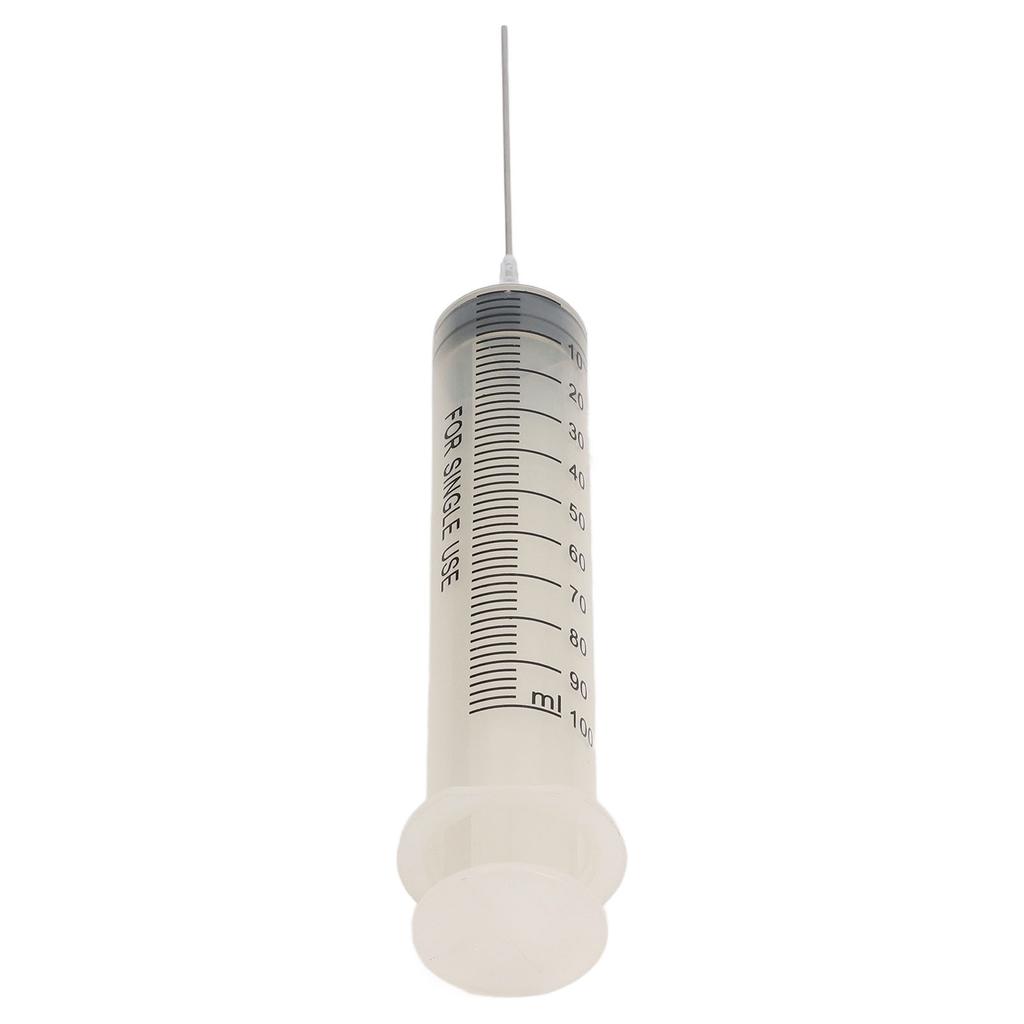 Ink Refill Syringe Set 100ml Large Capacity Ink Cartridge Filling Syringe and 10cm Stainless Steel Needle for Printers