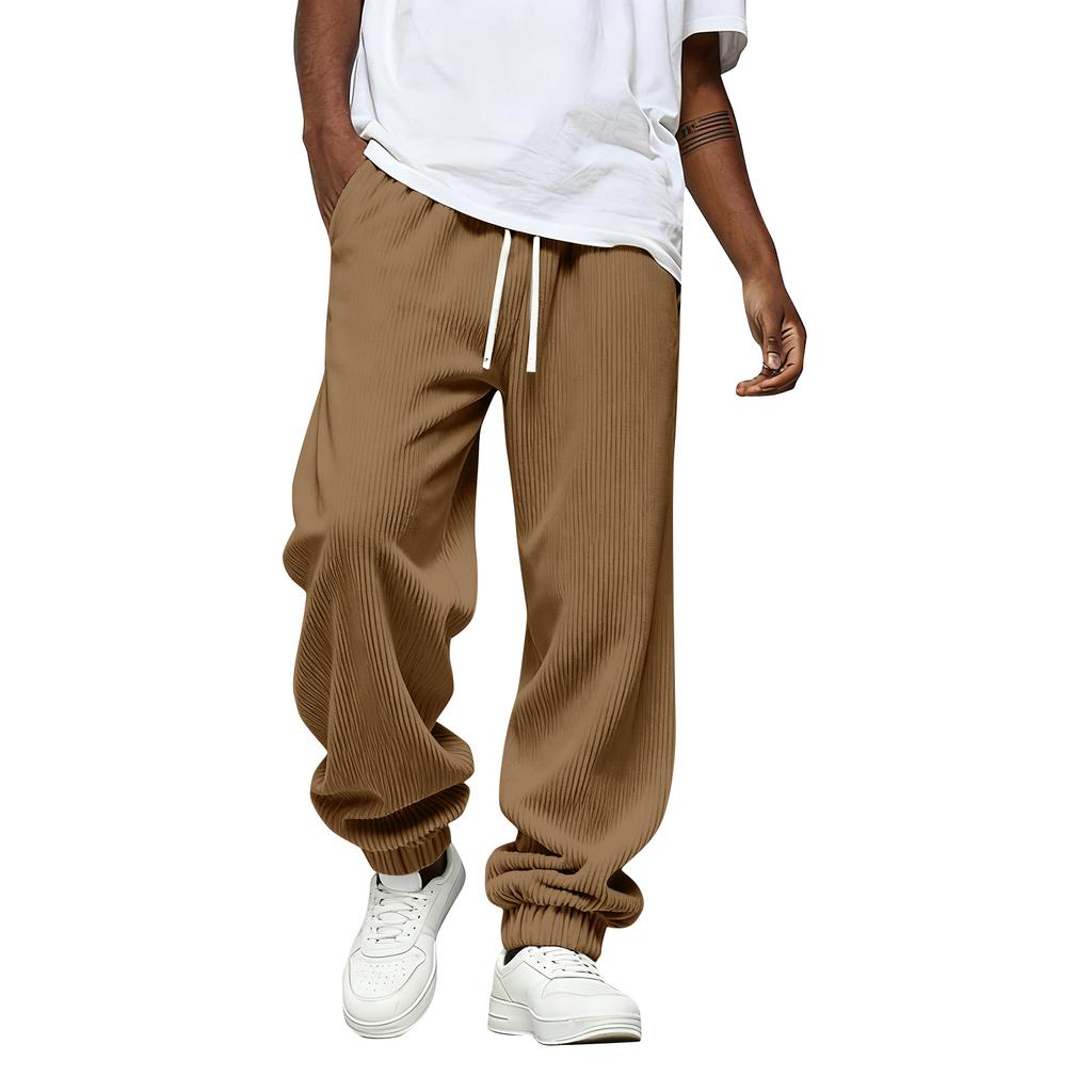 Men's Solid Color Loose Sweatpants Men's Casual Fashion Sweatpants