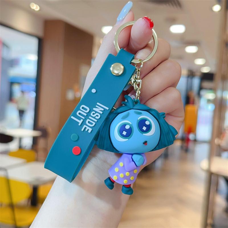Adorable Pvc Inside Out Keychain Cartoon Accessory Perfect For Gifts And Parties