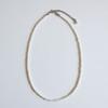 Modernlike 14k GF Silver 2mm Fine Freshwater Pearl Necklace