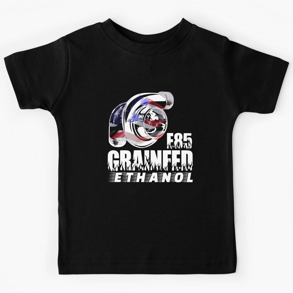 Funny Turbocharger Drag Racing Race Car Turbo Grain Fed Kids T-Shirt 150