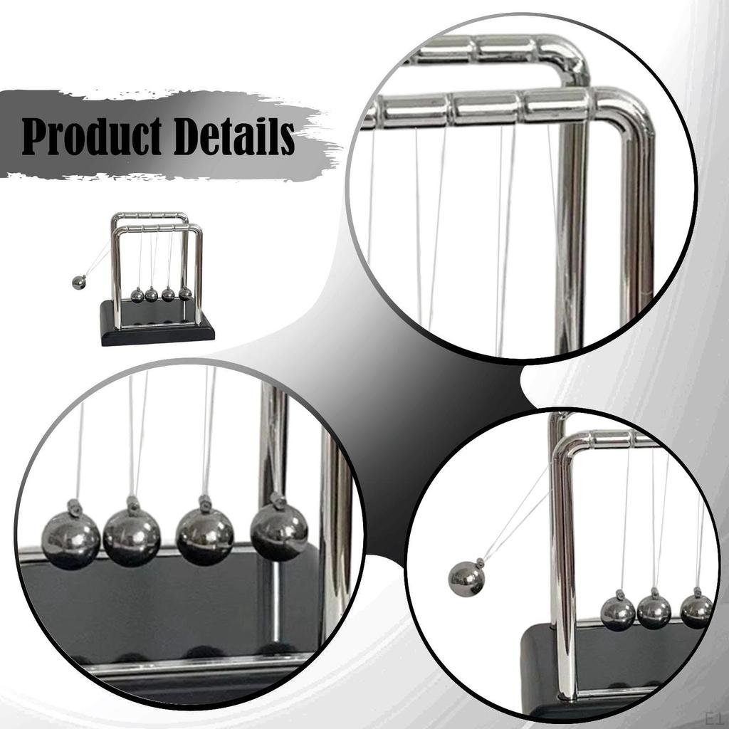 Berceau Pendule Billes Balle d'Équilibre Décoratif Apprentissage de la Physique Mouvement Fantastique Jouets Éducatifs
