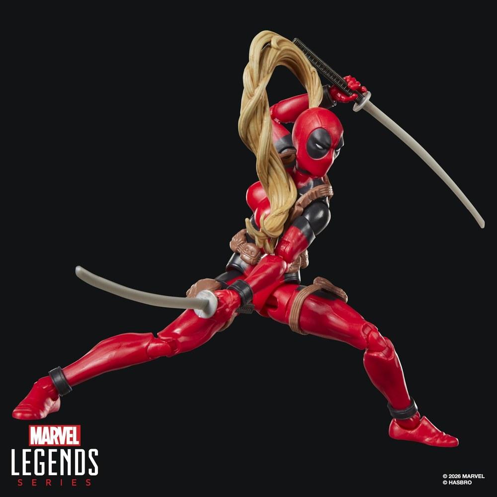 Hasbro Marvel Legends Lady Deadpool Action Figure 15cm Collectible Comic Collection