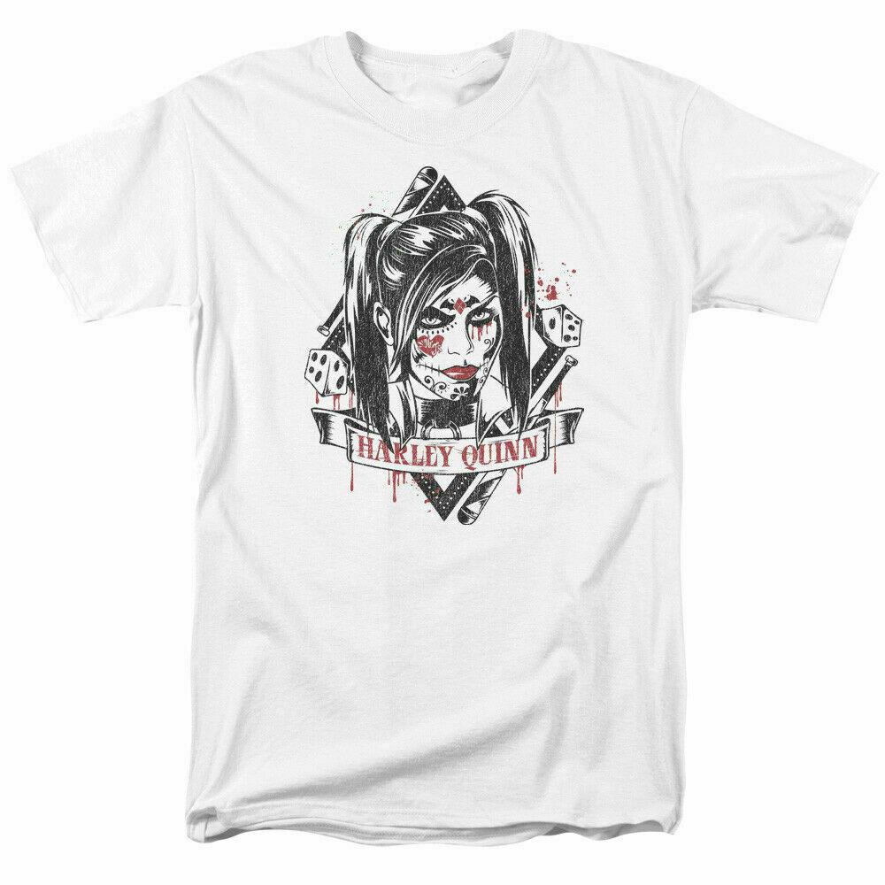 26 Harley Quinn Sugar Quinn T Shirt Licensed Comic Book Tee White Unisex T-Shirt XXXXL