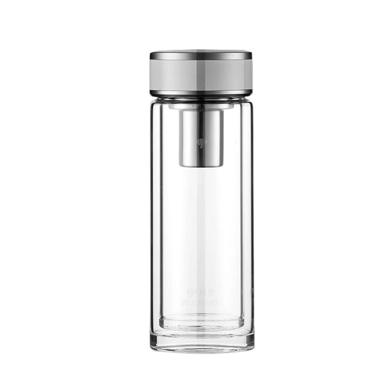 Double Wall Glass Tea Infuser Bottle