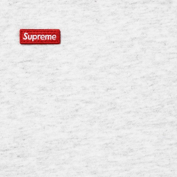 Supreme Small Box L/S Tee Ash Grey