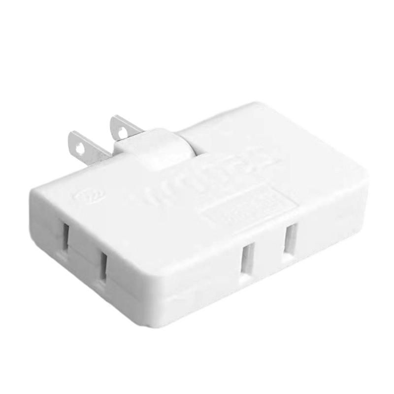 

Universal Plug Adapter 2Pin Flat to Three/Double Hole Socket Expansion Converter for Phones Laptops Charging