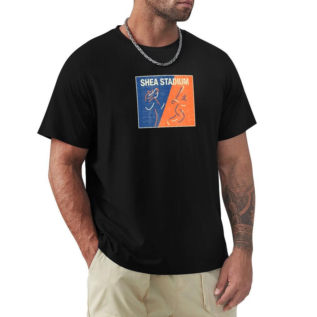 Shea Stadium Tshirt Trendy Print Short Sleeve Tshirt