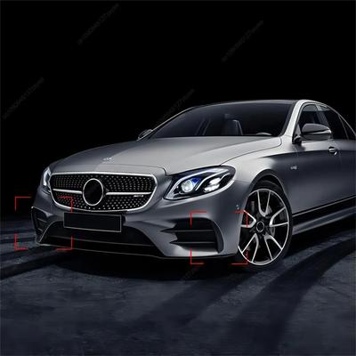 2PcsCar Front Bumper Air Vent Trim Cover For Mercedes Benz W213 S213 C238 E Class E180 E200 E220 E250 E300 E43 E53 AMG 2016-2020