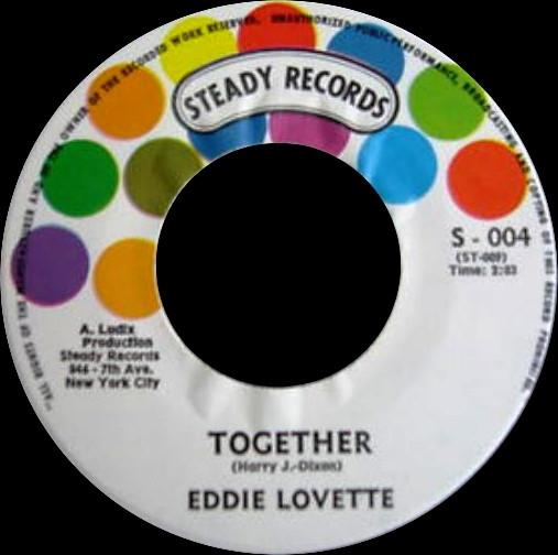 

7inch Record EDDIE LOVETTE - Together / Boomerang S004 Steady Records US Reggae, Ska & Dub Used