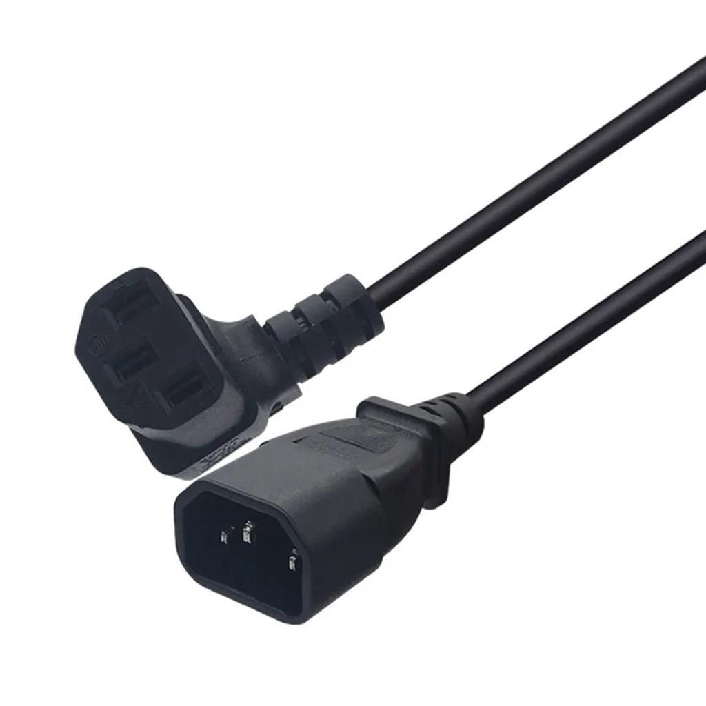 IEC320 C14 To C13 Elbow Cable Cord Efficient & Reliable Power Distribution Solution for Rice Cooker Electric Kettles
