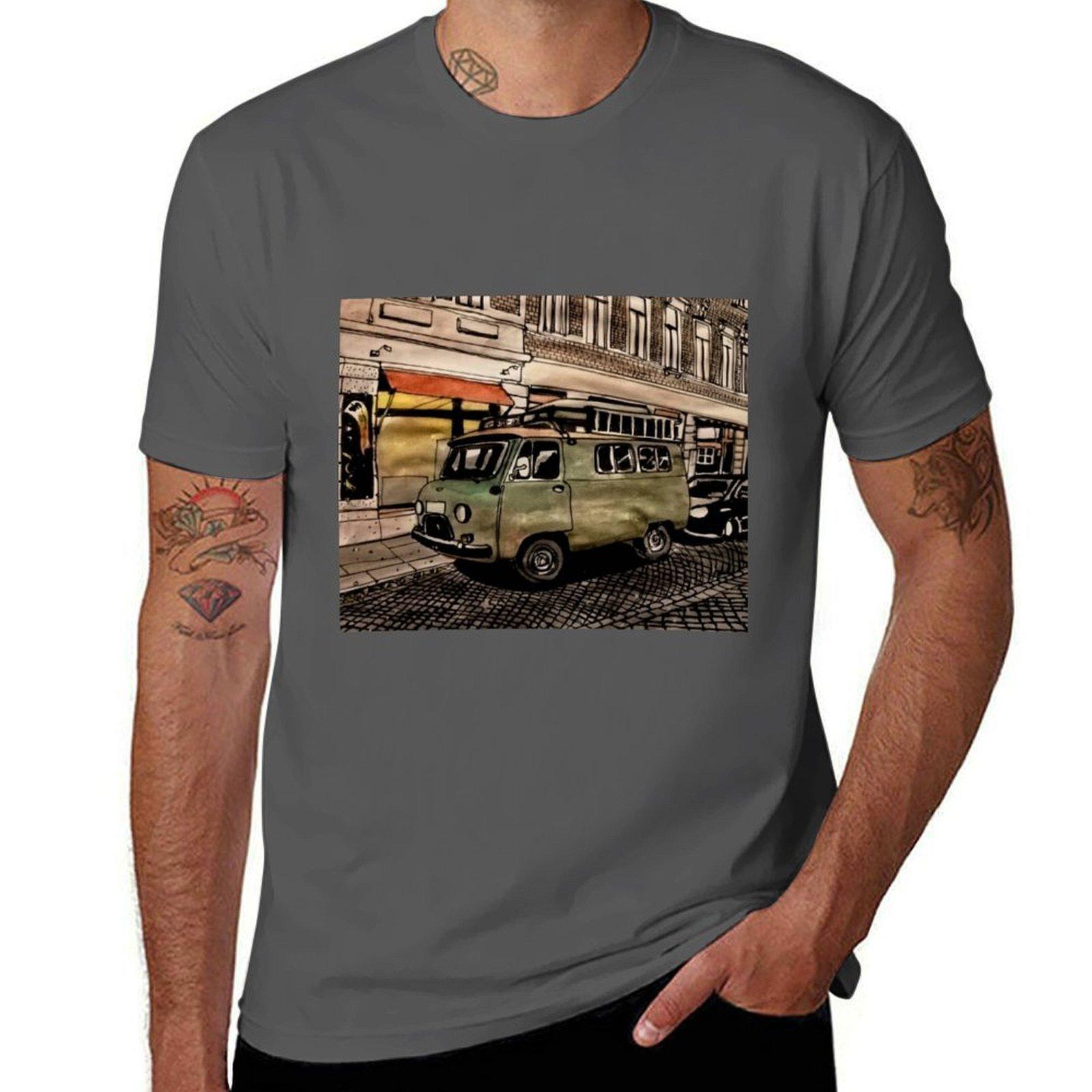 

Nice UAZ T-Shirt cotton t shirt pack t shirt men 100% cotton luxury brand T-Shirt 4XL