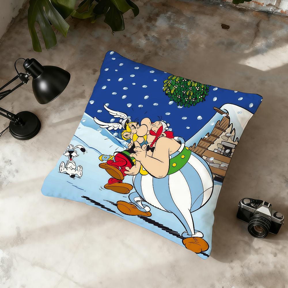 

Manga A-Asterix Et O-Obelix cushion cover Home Office Convenient Nordic Simplicity Hit With Zipper Cushion Cover 30cmx30cm