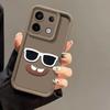 Милый 3D Стеклянный Чехол для Телефона с Улыбкой и Жидким Конфетти для Xiaomi Redmi Note 14 13 Pro 14S 12 12s 11 11s 14C 12C 13C 10C A5 A3 K80 K70E K60E Мультяшный Чехол