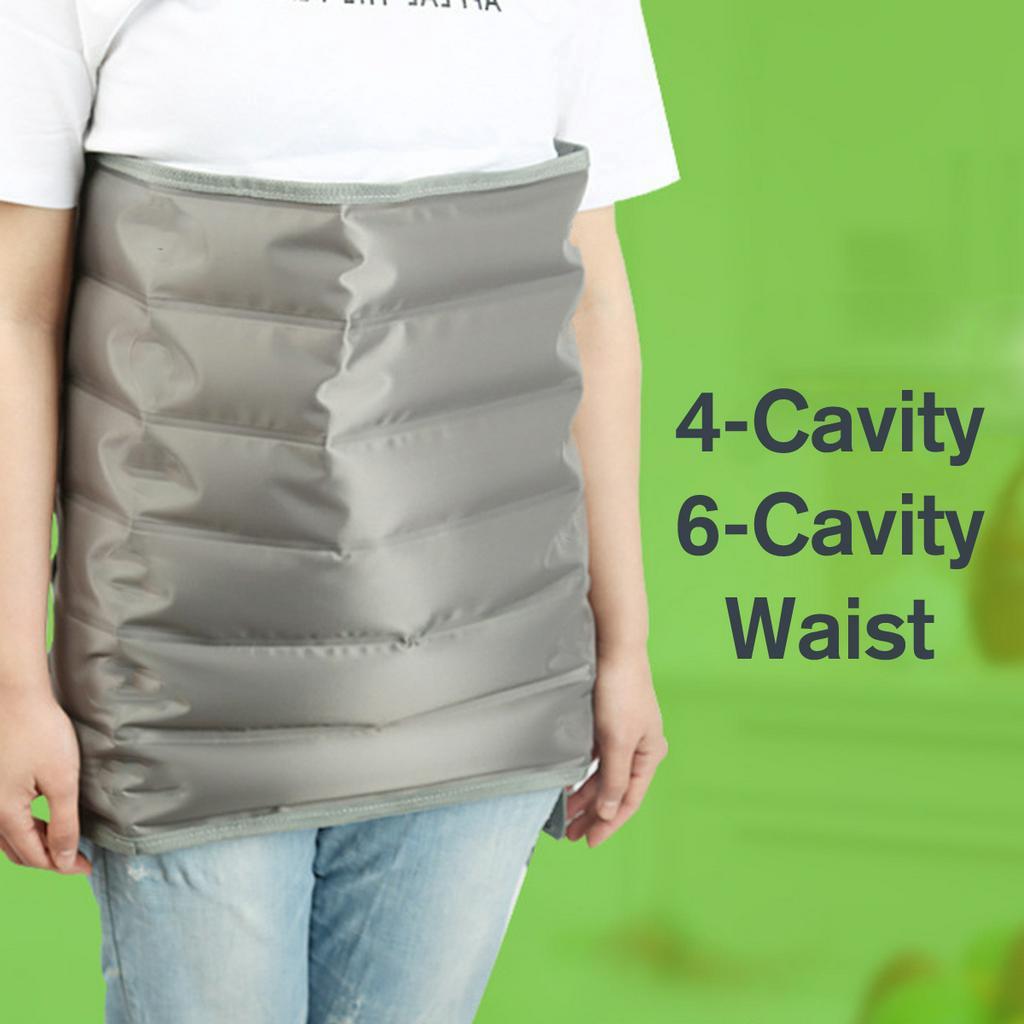 New 6 Air Chambers Leg Compression Massager Arm Waist Legs Pneumatic Vibration Therapy Air Wraps Body Relax Pain Relief Massage