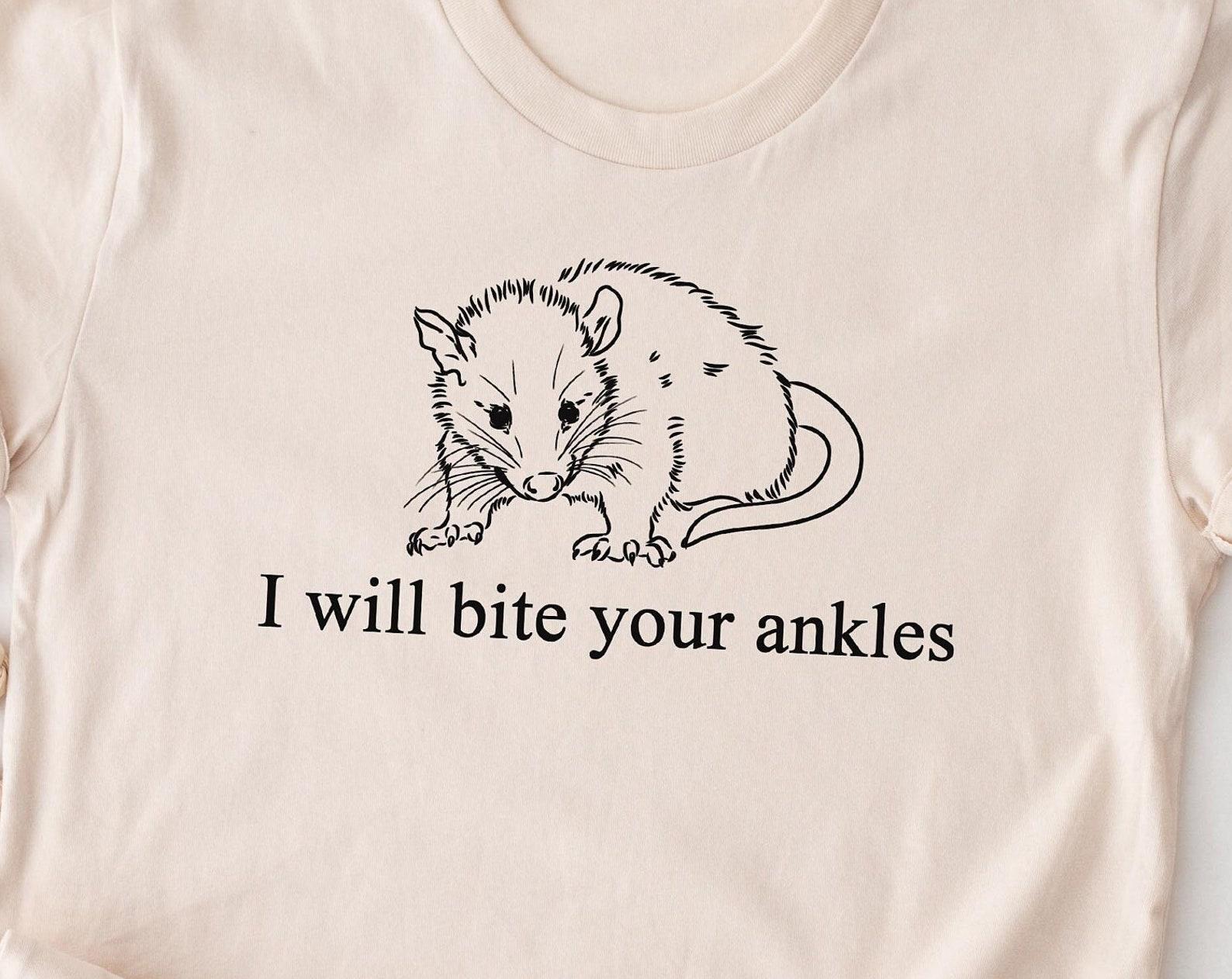 Opossum Meme Shirt: Funny Possum Animal T-shirt Gift S