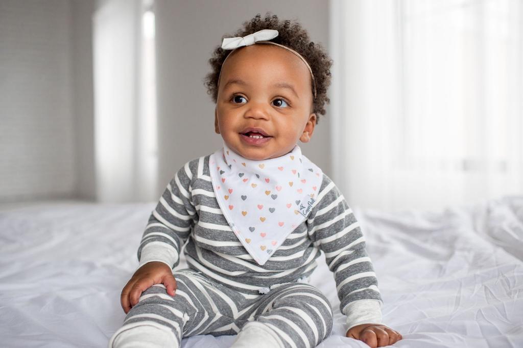 Copper Pearl Baby One Size Bib, Amelia,