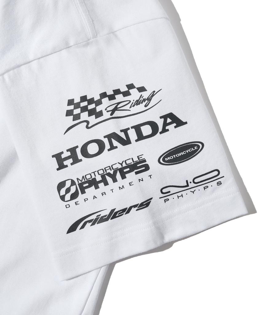 PHYPS MOTORCYCLE Wing Collect Logo Short Sleeve White