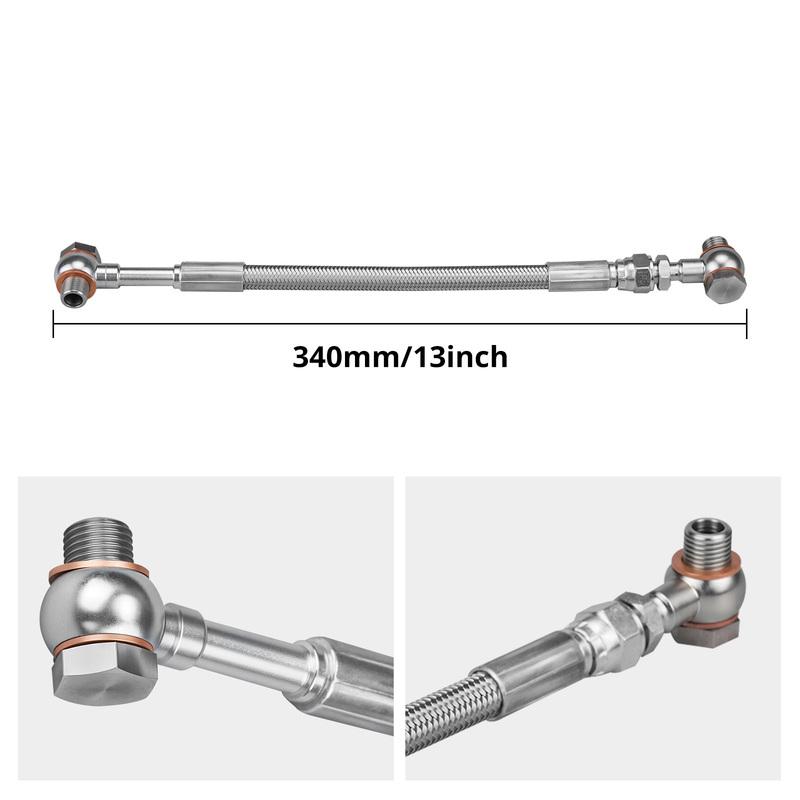 BEVINSEE Zestaw do modernizacji linii olejowej Vanos do BMW E36 E46 E39 E60 X3 X5 Z3 Z4, Pasuje do silnika M52 M54