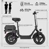 Toofly GQ8 Electric Scooter with Seat,250 W Motor, 48 V 15 Ah Battery, 14 Inch City Road Tyres