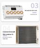 Smart 12V/24V Inverter Air Conditioner for Trucks, Light Trucks, Excavators, and Engineering Vehicles