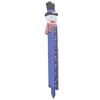 Snowflake Snow Gauge Outdoor 24 Inch Snowfall Measuring Gauge Winter Snowflake Metal Ruler for Yard