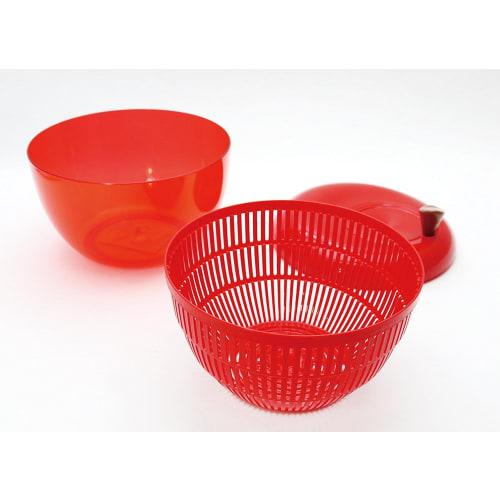 Keystone Plastic Apple Salad Spinner, Red, Size: Approx. 20.5 (H18 GHAPSSRD)