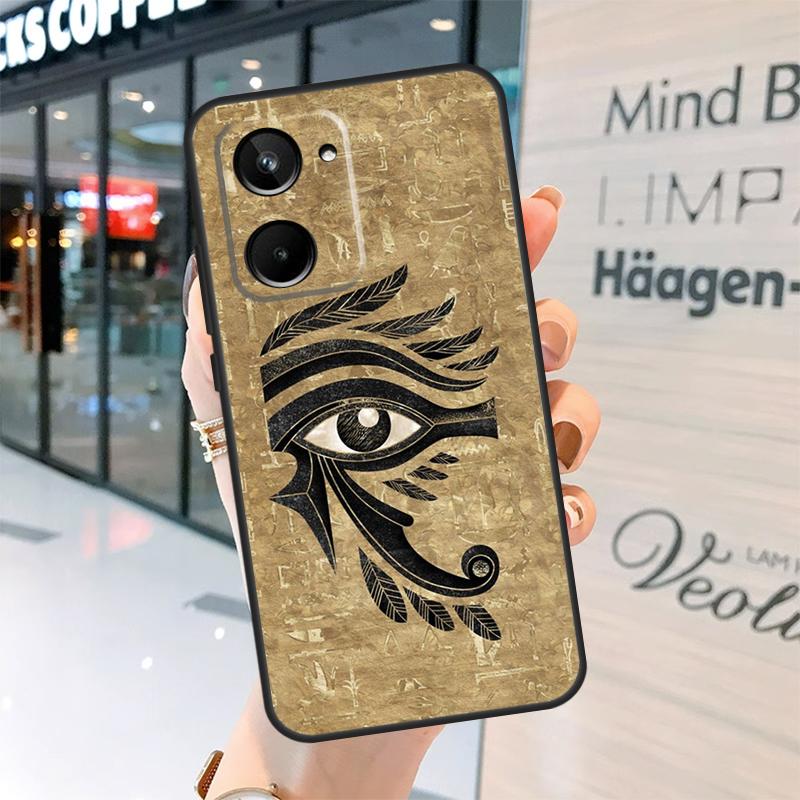 Egyptian Eye of Horus Art Case For Realme 15 Pro 12 11 13 14 Pro Plus GT6 GT7 C55 C51 C53 C25 C63 C61 C65 C67 C71 C75