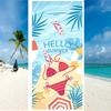 Cute Bikini Flip Flop Beach Towel Lightweight Absorbent Towel for Men Women Summer Vacation Beach Pool Gym Camping Use