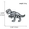 Anime Dinosaur Lapel Pin: Japanese & Korean Style Enamel Brooch for Men's Fashion