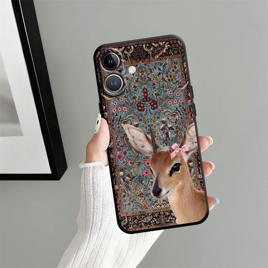 Persian Carpet Floral Pattern Funda Phone Cover Phone Case for Apple iPhone 15 Pro 7 8 13 17 Pro Max 16 12 XR XS MAX 11 Air 14