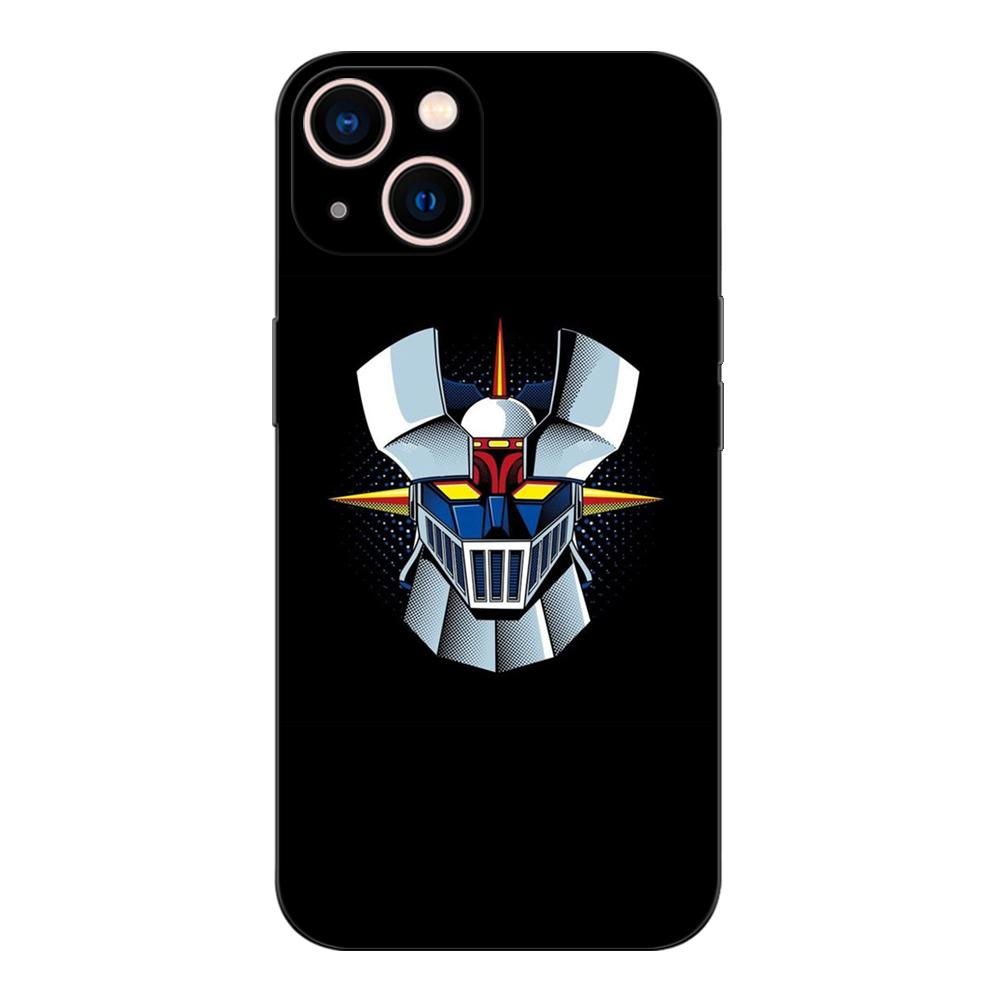 Black Tpu Case For Samsung Galaxy A3 A5 A7 2016 2017 2018 Cover UFO Robot Grendizer
