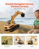 Remote Control Excavator Toy 15 Channel 1:14 Scale RC Excavator Digger