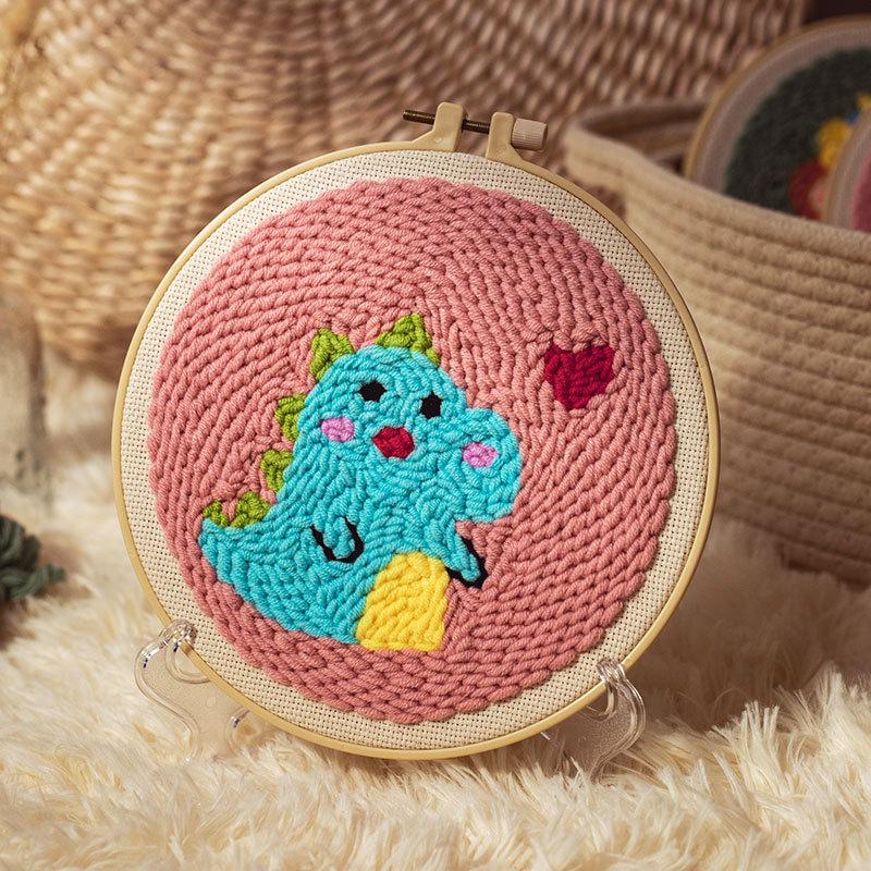 Needlework Fabric Soft Sewing Punch Needle Kit DIY Embroidery High-quality Handmade Crafts For Gift For Embroidery Lovers Craft